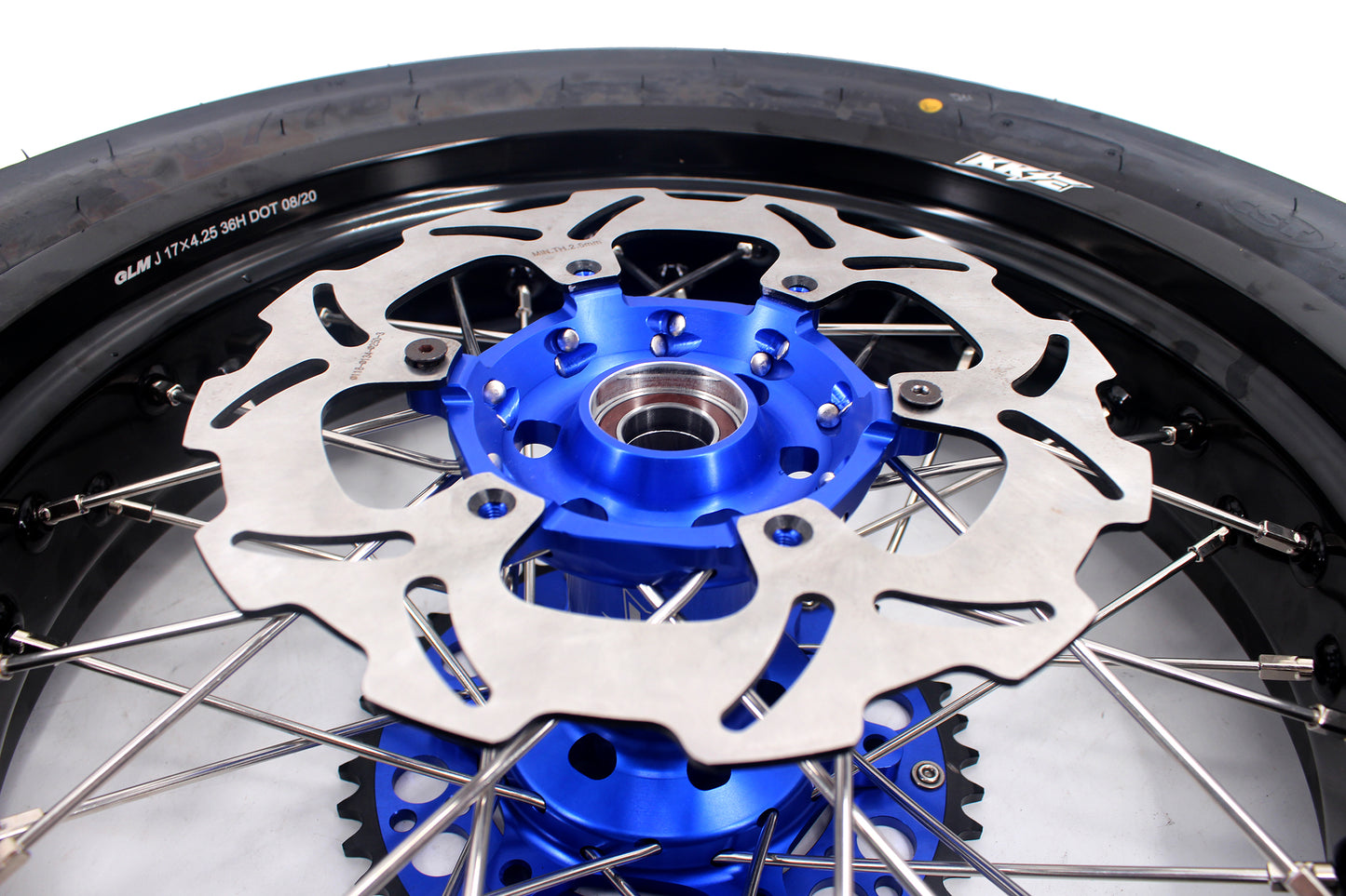 KKE 17inch For YAMAHA WR250F 2020-2025 WR450F 2019-2025 Supermoto Wheels CST Tires Rims