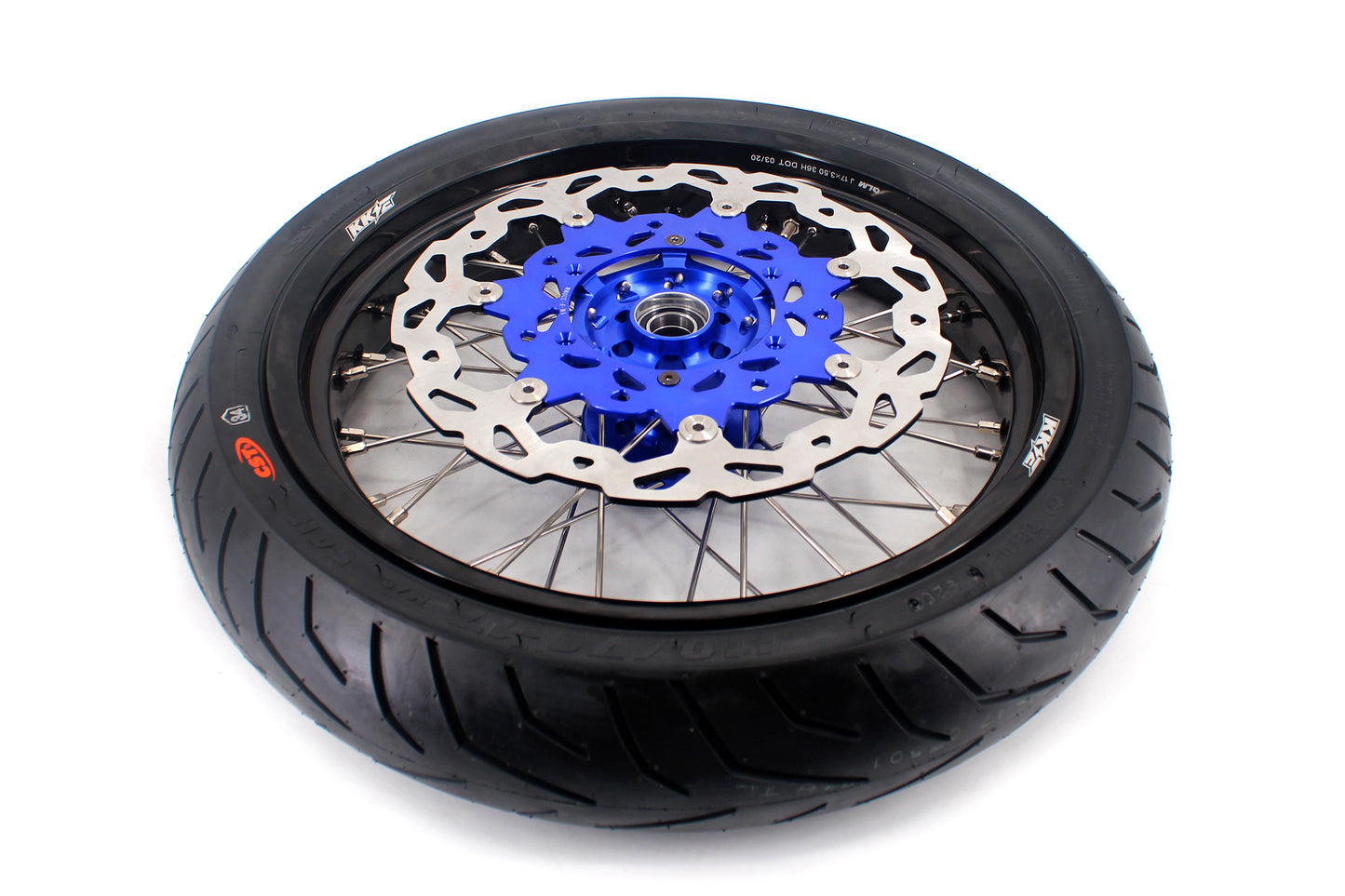 KKE 17inch For YAMAHA WR250F 2020-2025 WR450F 2019-2025 Supermoto Wheels CST Tires Rims