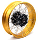 VMX 3.0*19 & 4.25*17 Tubeless Wheels Rims Fit for BMW F700GS 2012 - 2018 Gold Rims Black Hubs