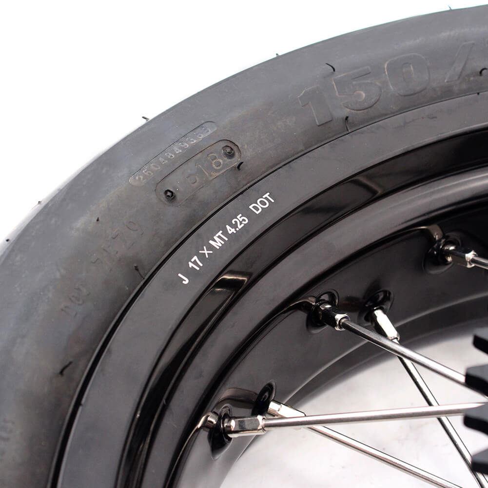 KKE 3.5/4.25*17" Supermoto Street Rims For SUZUKI DRZ400SM 2005-2024 CST Tires