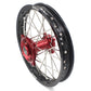 KKE 17 & 14 Kids Wheels for Honda CR80R CR80RB 1993-2002 CR85R CR85RB 2003-2008 Red Hub