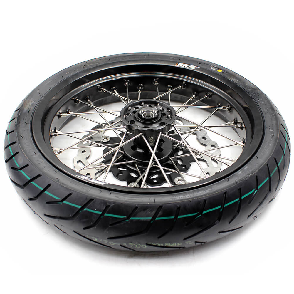 KKE 17inch Supermoto Wheels For SUZUKI DRZ400 DRZ400E DRZ400S CST Tires