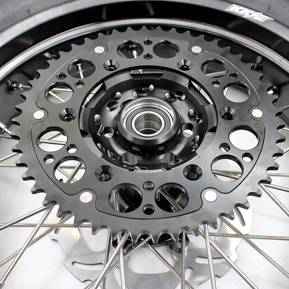 KKE 17inch Supermoto Wheels For SUZUKI DRZ400 DRZ400E DRZ400S CST Tires