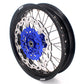KKE 17 Inch Cush Drive Supermoto Wheels Fit Yamaha WR250F WR450F Blue