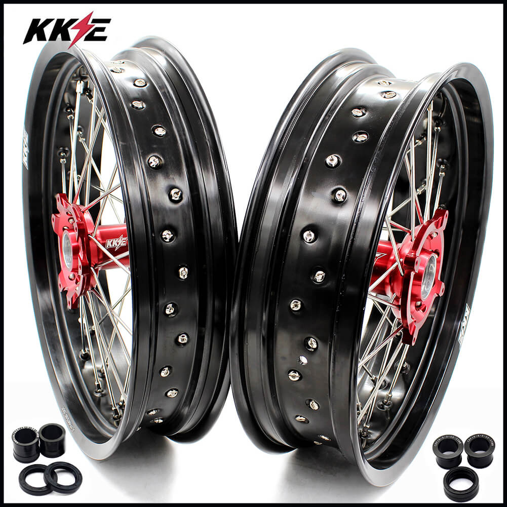 KKE 3.5 & 4.25 Supermoto Rims for HONDA CRF250X 2004-2018 CRF450X 2005-2018