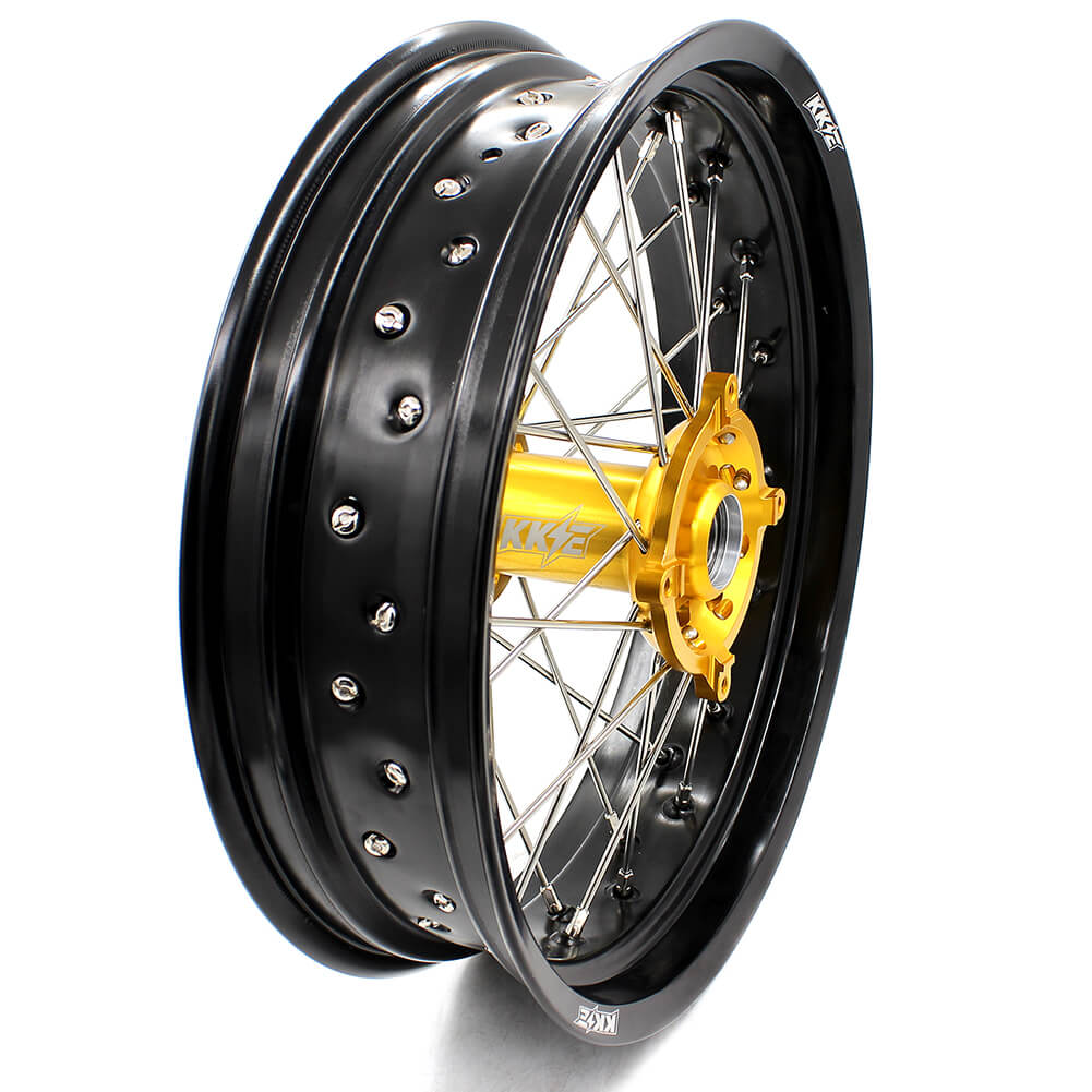 KKE 17 Inch Supermoto Wheels for SUZUKI RMZ250 2007 RMZ450 2005-2022