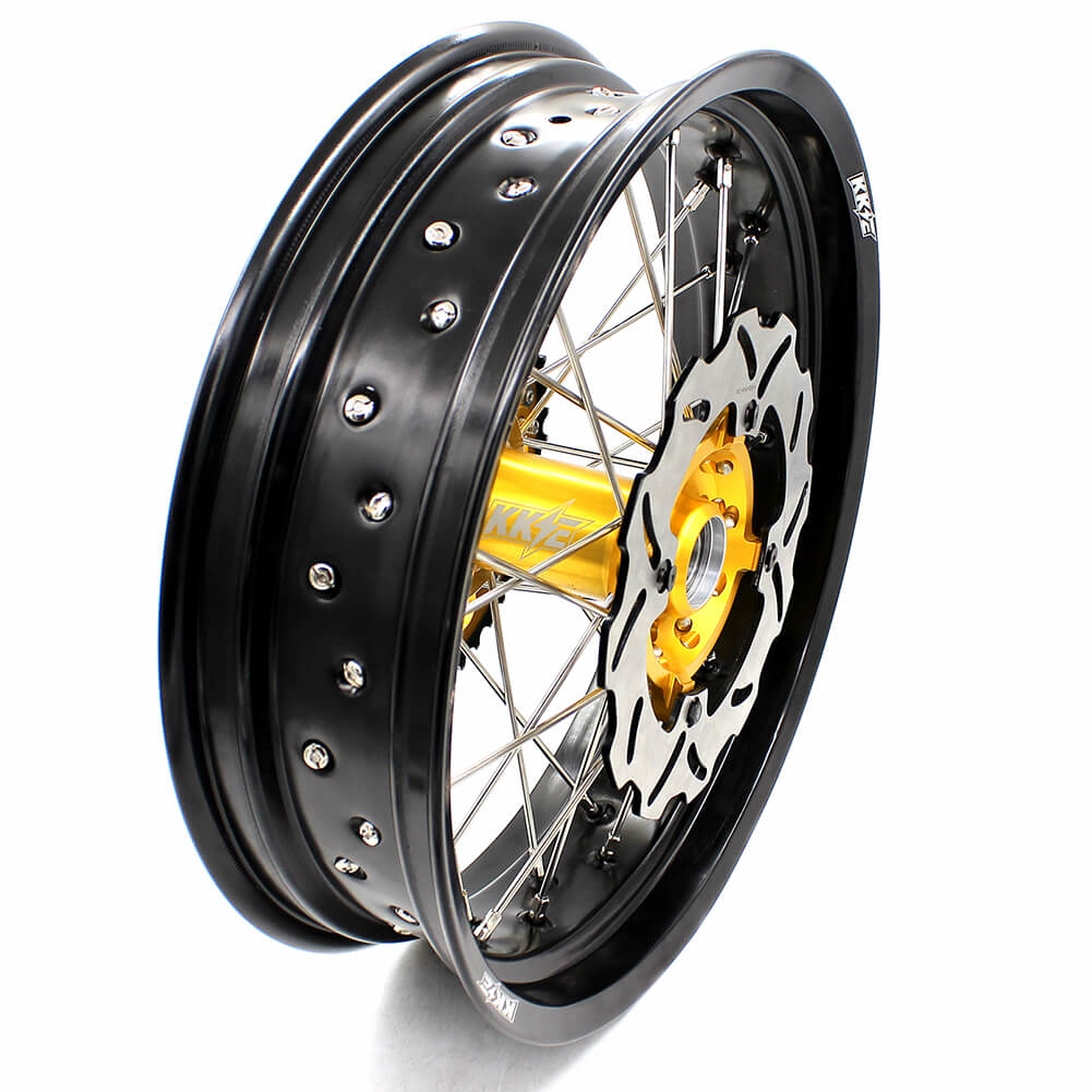 KKE 17 Inch Supermoto Wheels for SUZUKI RMZ250 2007 RMZ450 2005-2022
