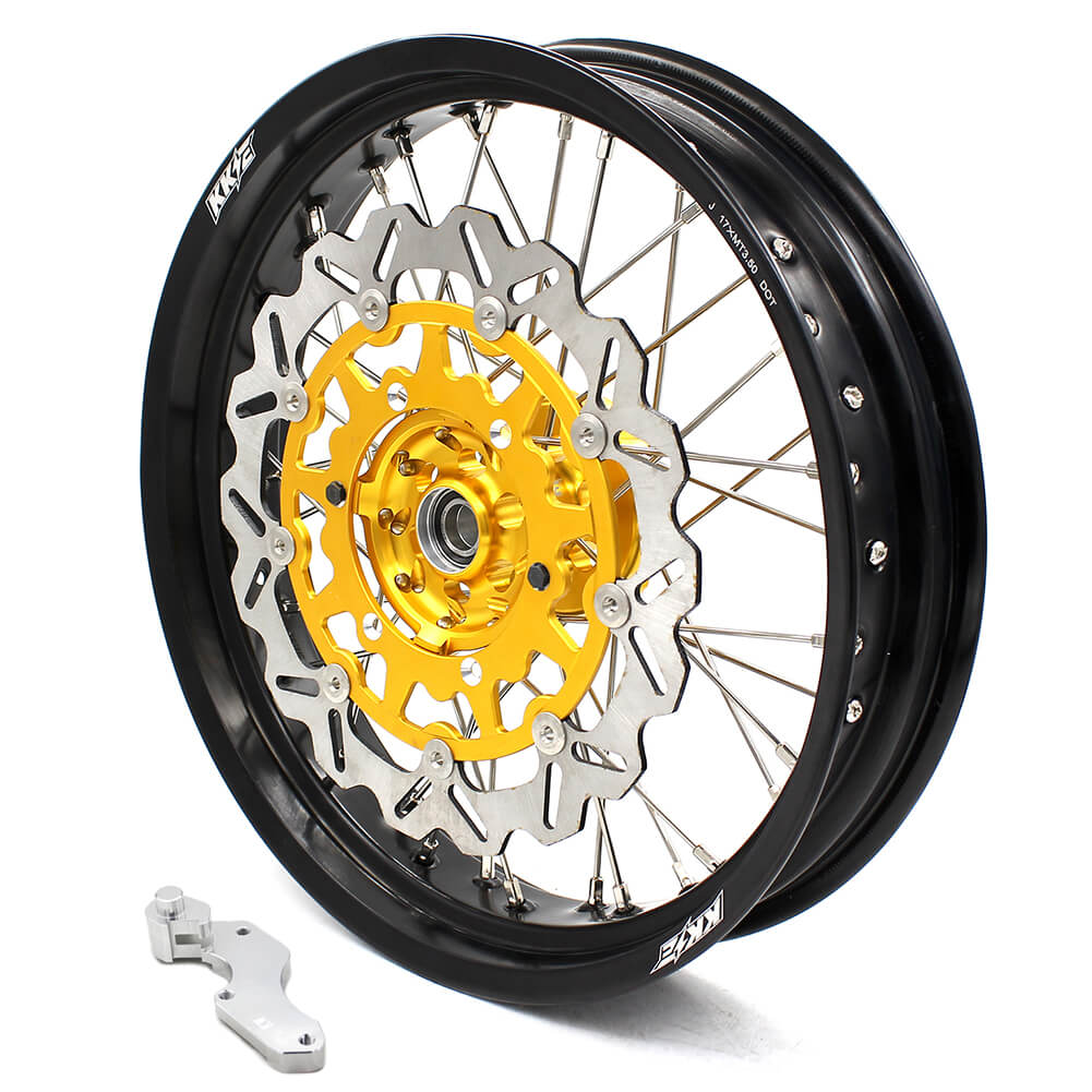 KKE 17 Inch Supermoto Wheels for SUZUKI RMZ250 2007 RMZ450 2005-2022