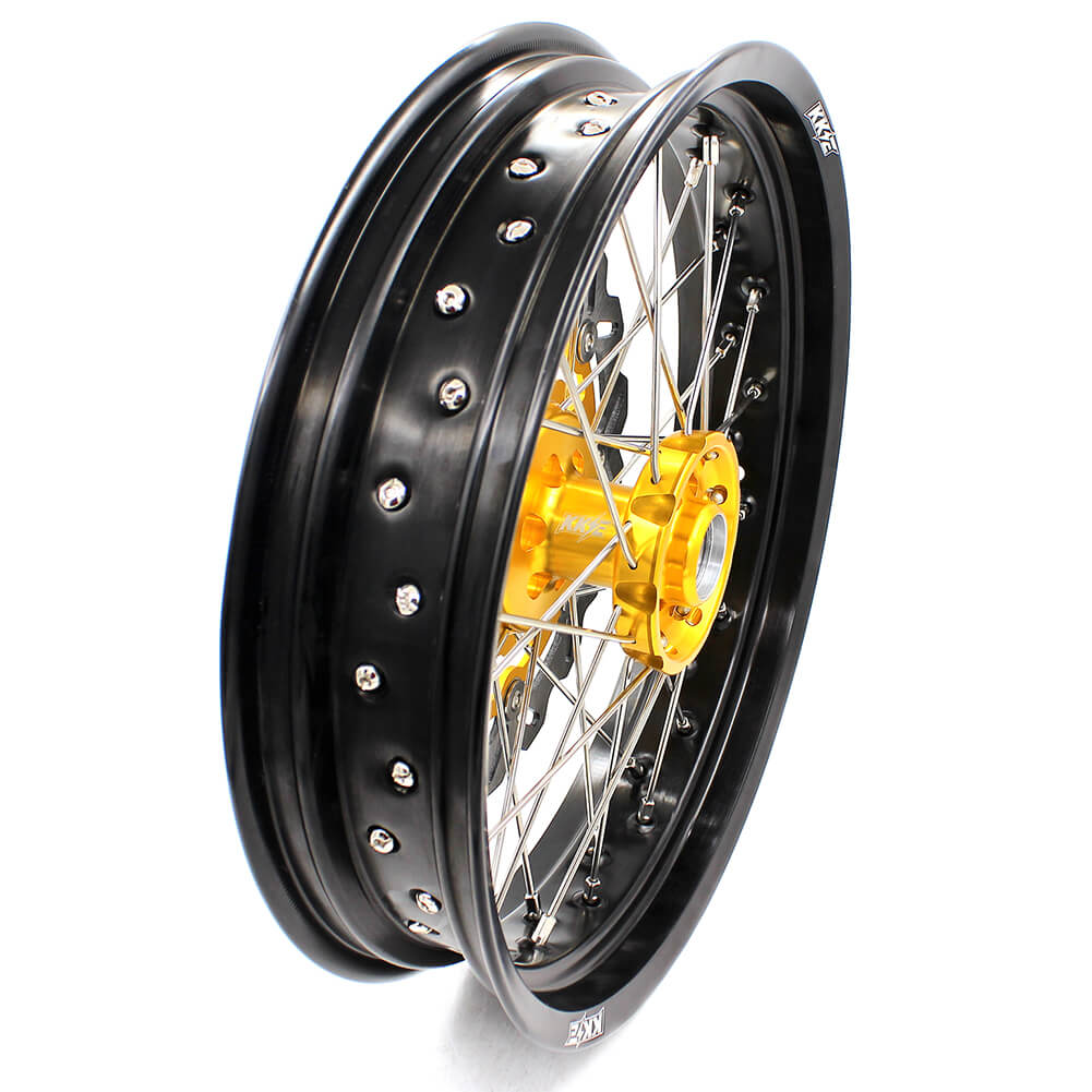 KKE 17 Inch Supermoto Wheels for SUZUKI RMZ250 2007 RMZ450 2005-2022