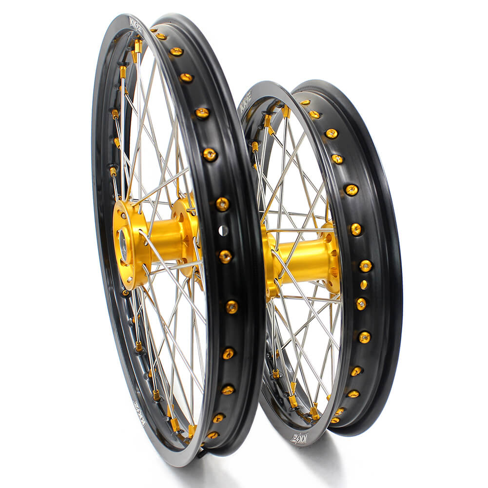 KKE 19 & 16 RM80 RM85 1993-2023 Kids Wheels for Suzuki Gold Nipple