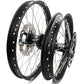 KKE 21/18 Enduro Dirtbike Wheel Rim For SUZUKI DRZ400 DRZ400S DRZ400E Black Hub & Rim