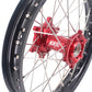 KKE 21/18 Spoked Enduro Wheels for GAS GAS Enduro Bikes 2004-2017 Red
