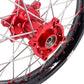 KKE 21" 18" OEM Size Motorcycle Alloy Wheels Rims Compatible with HONDA XR650L 1993-2022 Red Nipples