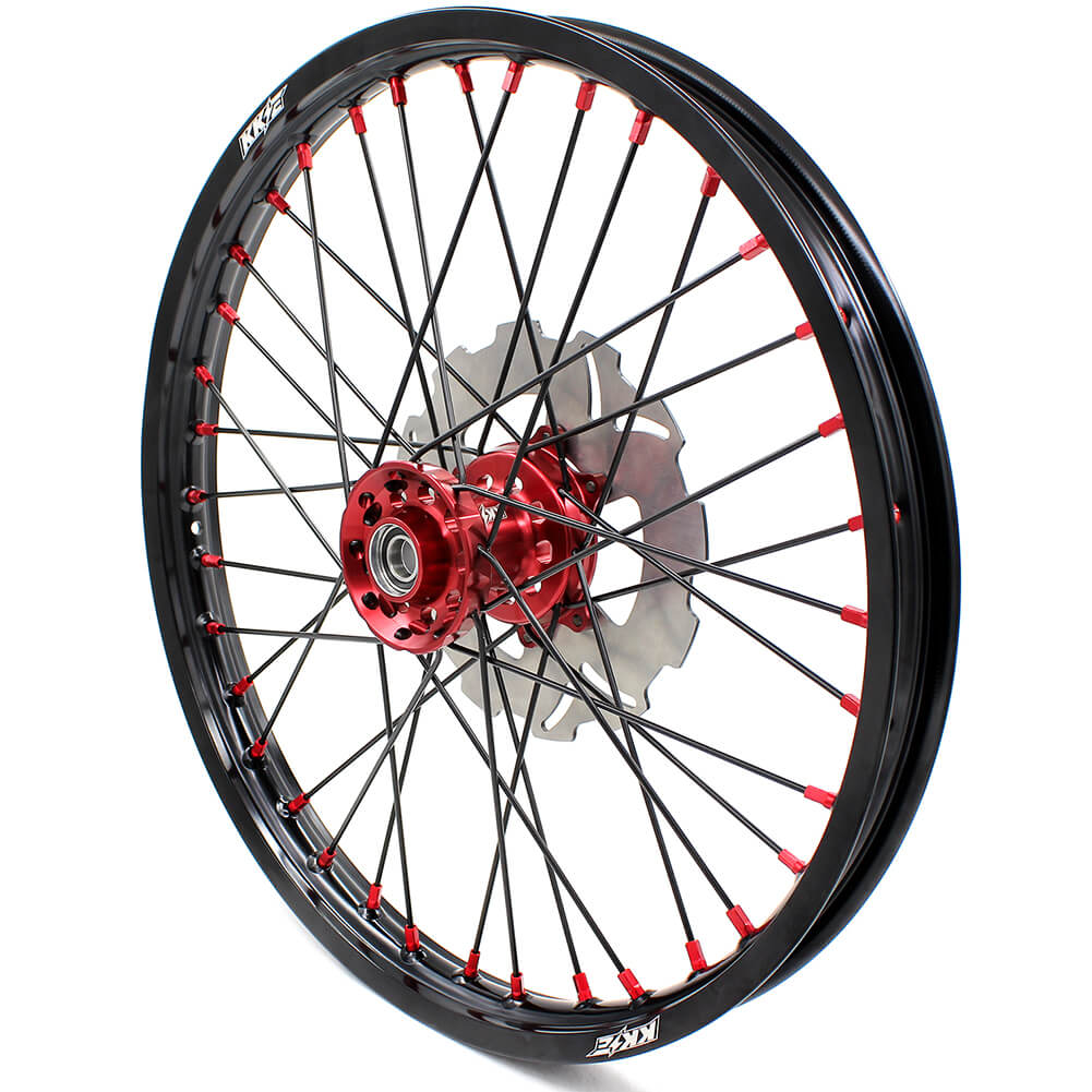 KKE 21&18 21&19 Wheels for HONDA CR125R 1998-2001 CR250R 1997-2001 Red&Black