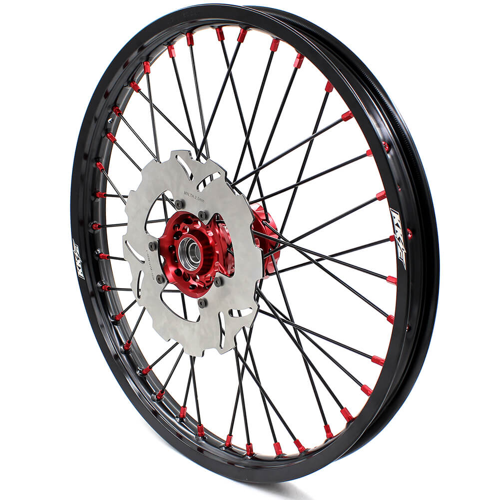 KKE 21&18 21&19 Wheels for HONDA CR125R 1998-2001 CR250R 1997-2001 Red&Black