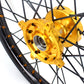 KKE 21 & 19 MX Wheels Rims for SUZUKI RMZ250 2007 RMZ450 2005-2022 Black Spokes