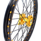 KKE 21 & 19 MX Wheels Rims for SUZUKI RMZ250 2007 RMZ450 2005-2022 Black Spokes