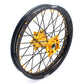 KKE 21 & 19 MX Wheels Rims for SUZUKI RMZ250 2007 RMZ450 2005-2022 Black Spokes