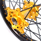 KKE 21 & 19 MX Wheels Rims for SUZUKI RMZ250 2007 RMZ450 2005-2022 Black Spokes