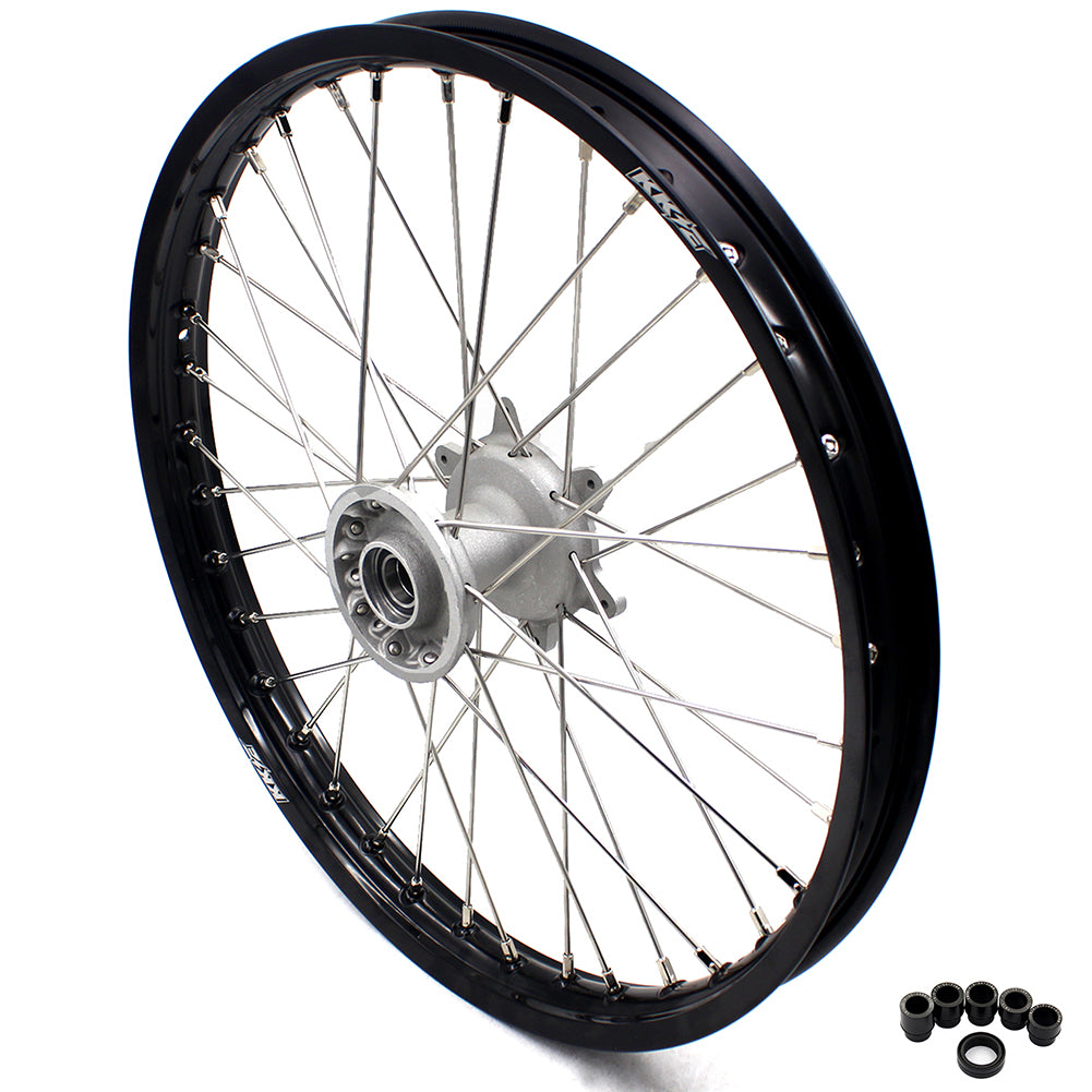 KKE 21×1.6 Cast Front Wheel Rim Fit Yamaha YZ125 YZ250 YZ250F YZ450F Silver Hub