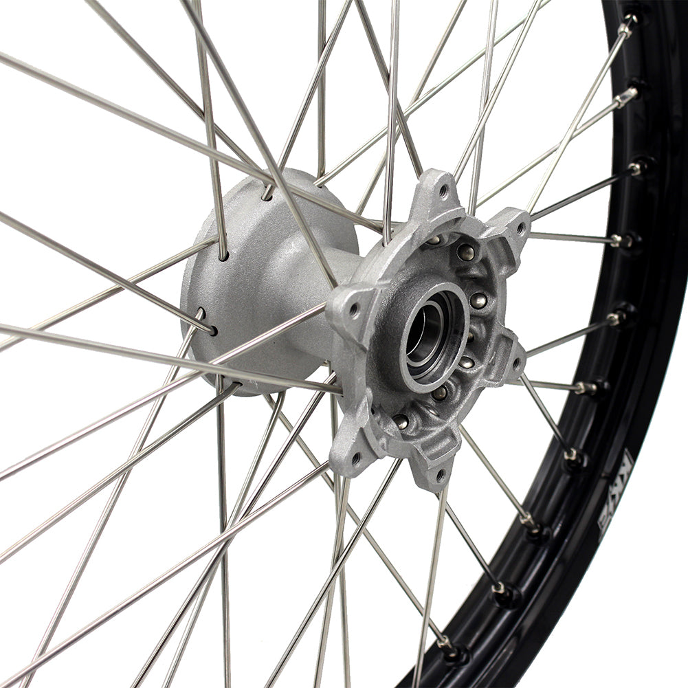 KKE 21×1.6 Cast Front Wheel Rim Fit Yamaha YZ125 YZ250 YZ250F YZ450F Silver Hub