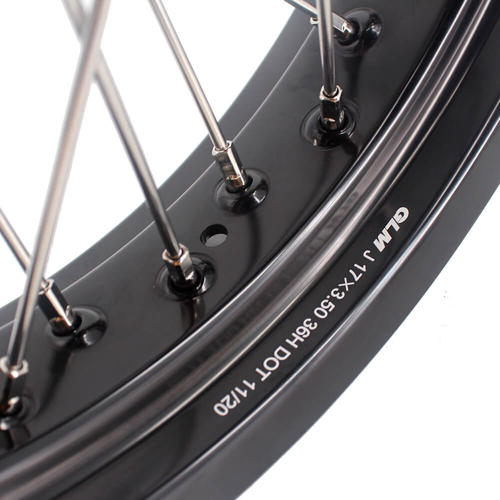 KKE 3.5 & 4.25*17inch Supermoto Wheels Rims for GAS GAS Enduro Bikes 2018-2020