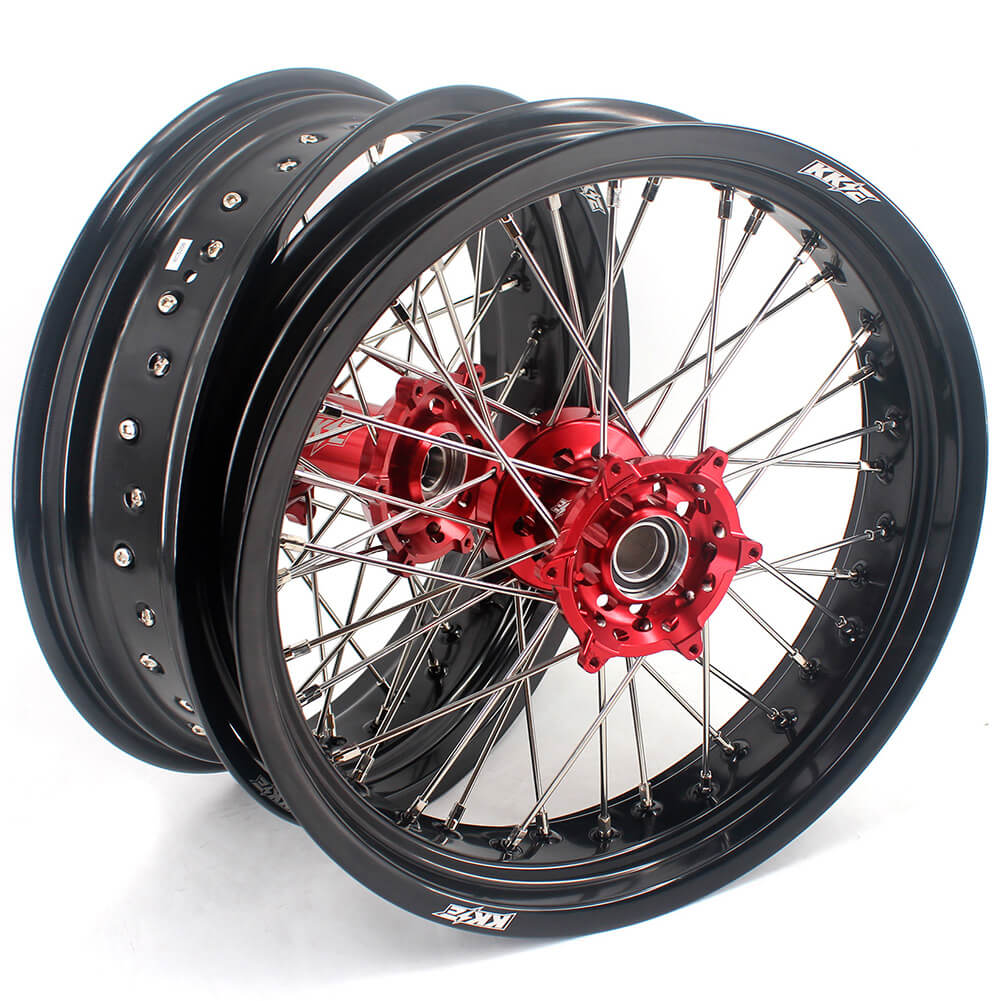 KKE 3.5 & 4.25*17inch Supermoto Wheels Rims for GAS GAS Enduro Bikes 2018-2020
