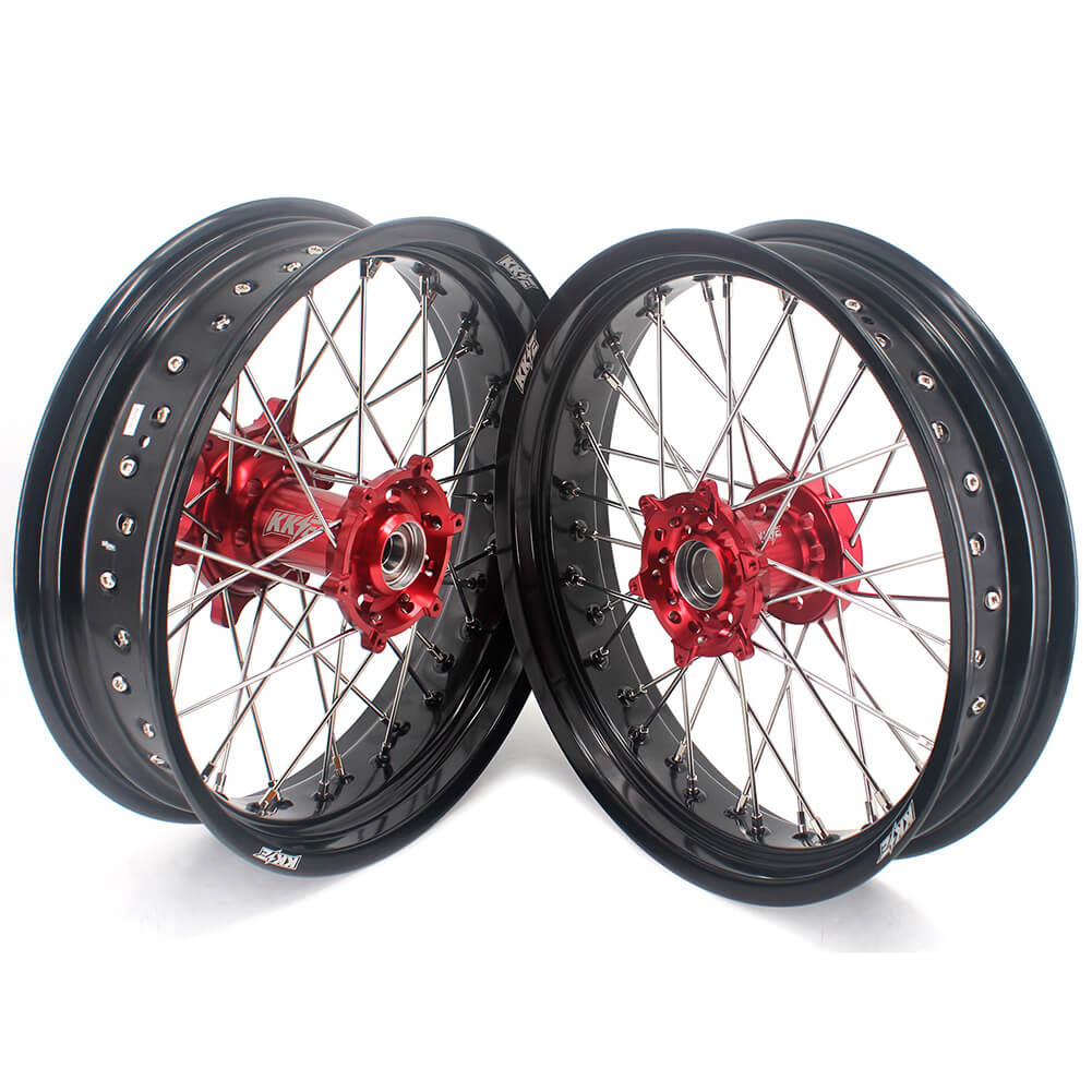 KKE 3.5 & 4.25*17inch Supermoto Wheels Rims for GAS GAS Enduro Bikes 2018-2020