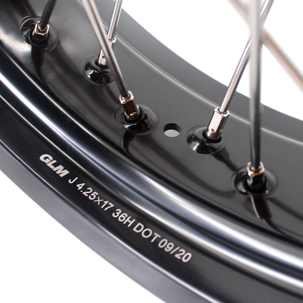 KKE 3.5 & 4.25*17inch Supermoto Wheels Rims for GAS GAS Enduro Bikes 2018-2020