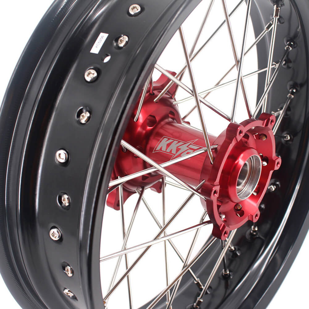 KKE 3.5 & 4.25*17inch Supermoto Wheels Rims for GAS GAS Enduro Bikes 2018-2020