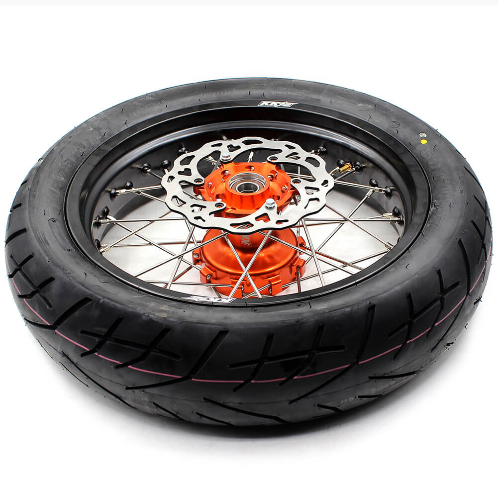 KKE 3.5*17inch & 4.25*17inch CUSH Drive Supermoto Rims Tires For KTM SX SX-F XC XC-F EXC EXC-F XCW 2003-2024
