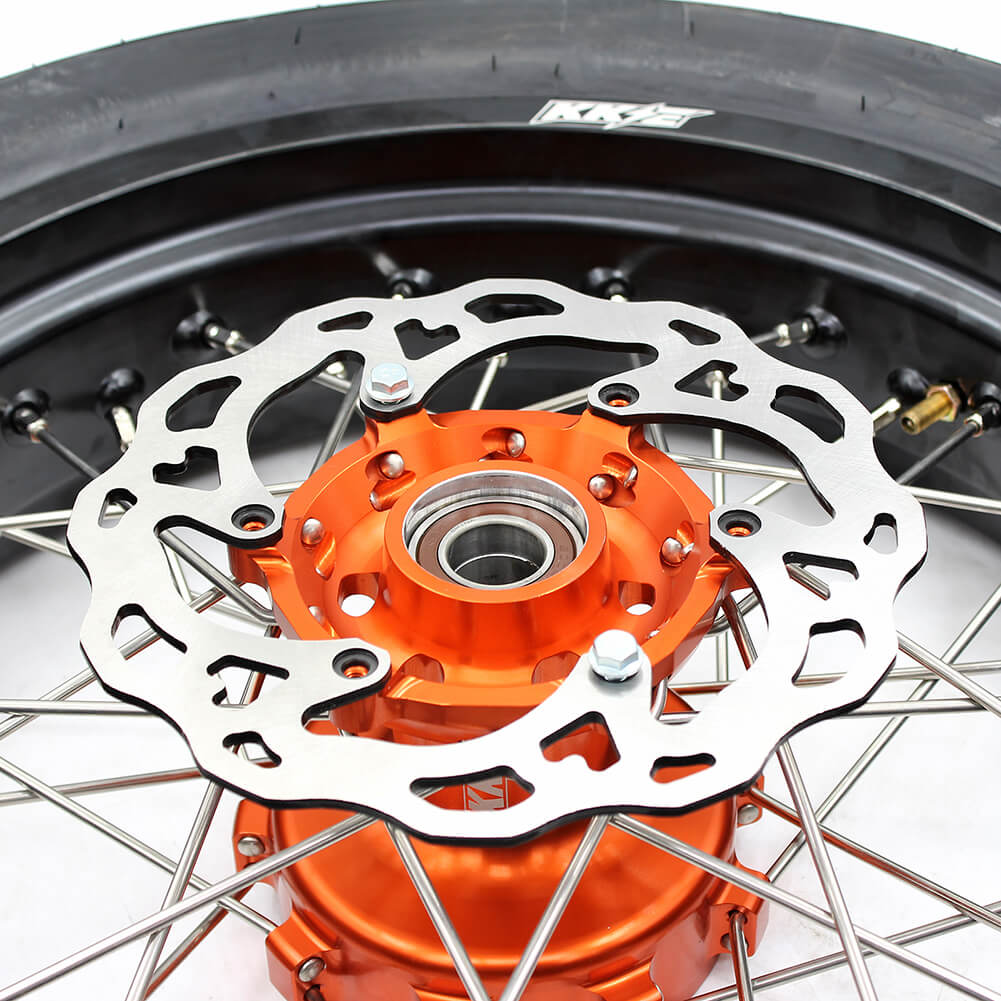 KKE 3.5*17inch & 4.25*17inch CUSH Drive Supermoto Rims Tires For KTM SX SX-F XC XC-F EXC EXC-F XCW 2003-2024
