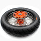 Pre-order KKE 3.5*17inch & 4.25*17inch CUSH Drive Supermoto Rims Tires For KTM SX SX-F XC XC-F EXC EXC-F XCW 2003-2023