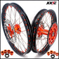 KKE 21 & 19 Cast Wheels for KTM SX SX-F XC XC-F 125-530 2003-2022 Orange Ship from HI