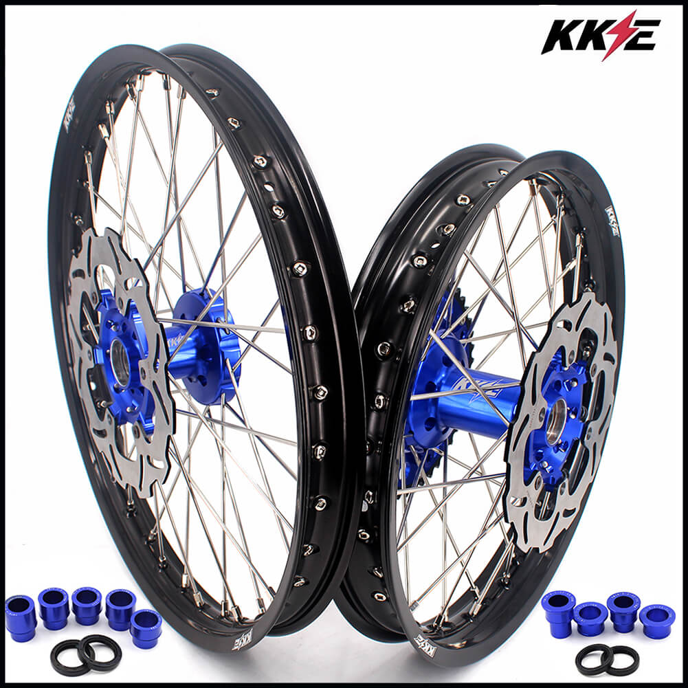 KKE 21 & 19 Rims for YAMAHA YZ125 YZ250F 1999-2016 YZ250F 01-15 YZ450F