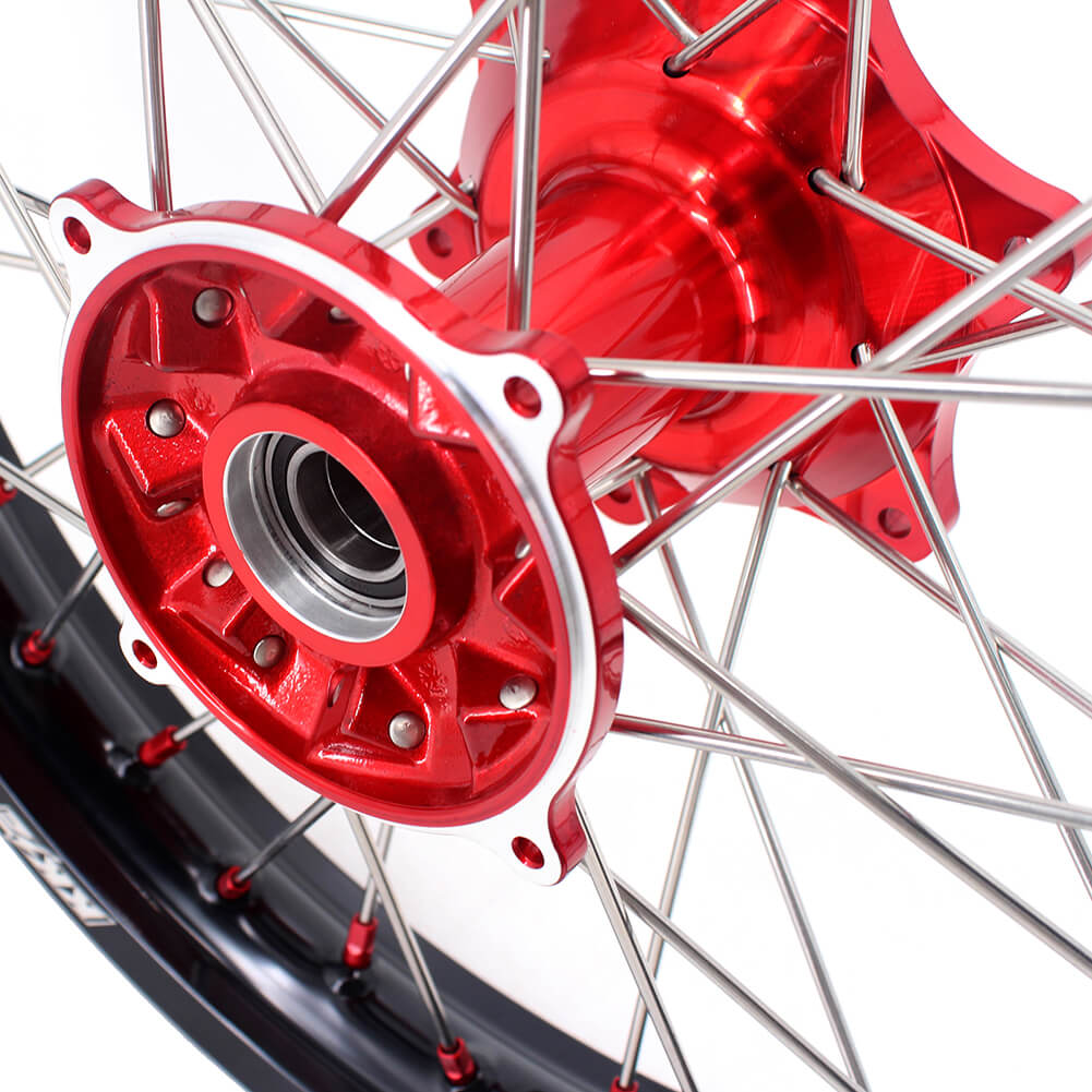 KKE 21" 18" or 21" 19" Cast Hub Billet Rims For HONDA CRF250R 2004-2013 CRF450R CR125R CR250R 2002-2013