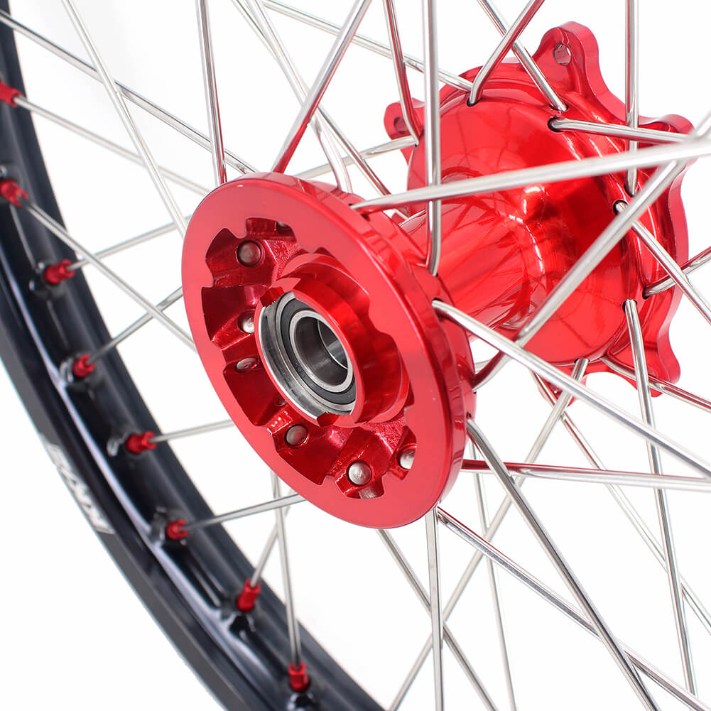 KKE 21" 18" or 21" 19" Cast Hub Billet Rims For HONDA CRF250R 2004-2013 CRF450R CR125R CR250R 2002-2013