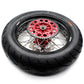 KKE 17 Inch Cush Drive Supermoto Rims Tires For HONDA XR650L 1993-2021