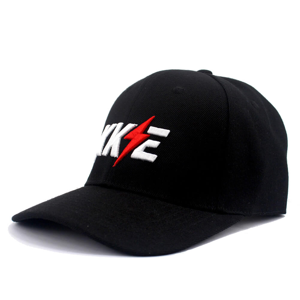 KKE Peaked Hat with KKE logo Black & White