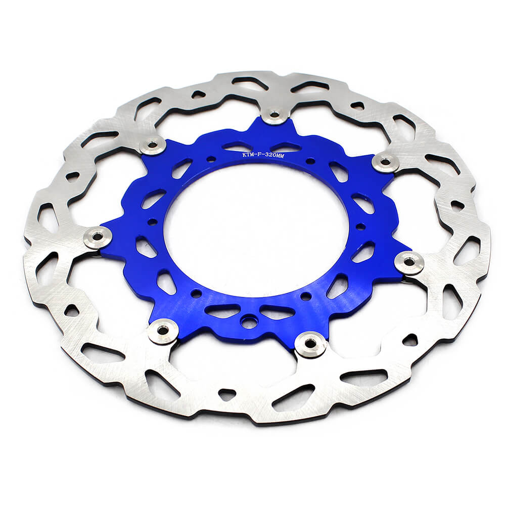 KKE Orange/Blue Oversize 320MM Brake Disc For KTM 125CC-640CC 1998-2022