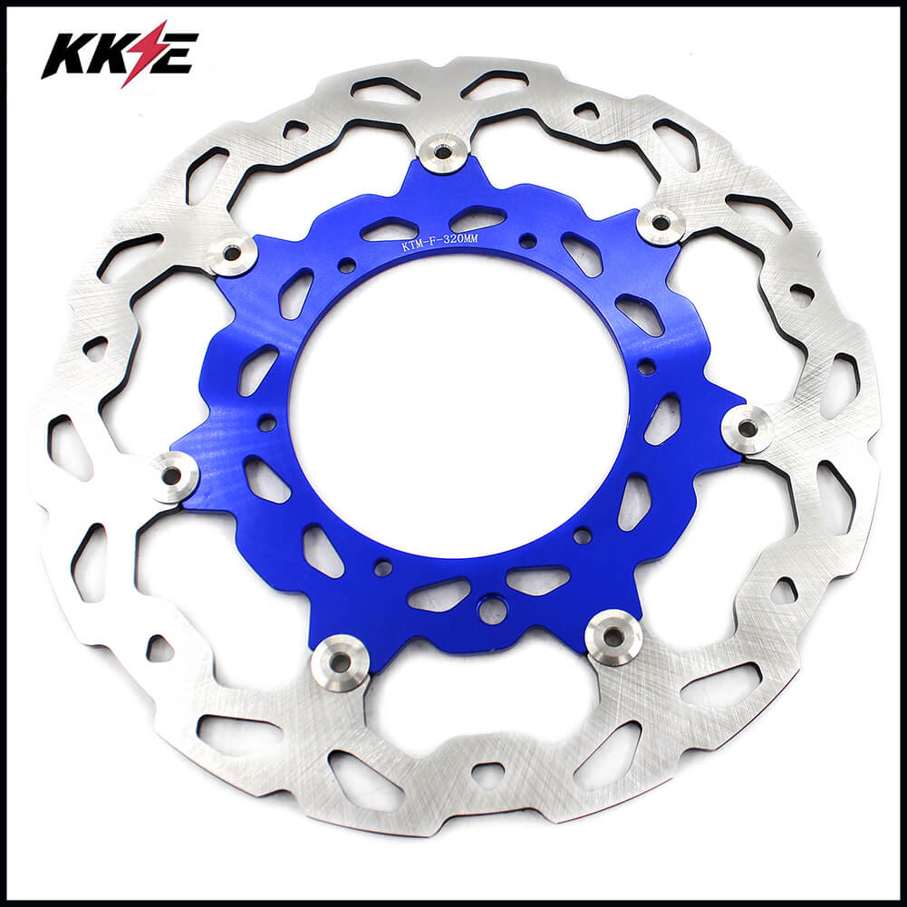 KKE Orange/Blue Oversize 320MM Brake Disc For KTM 125CC-640CC 1998-2022