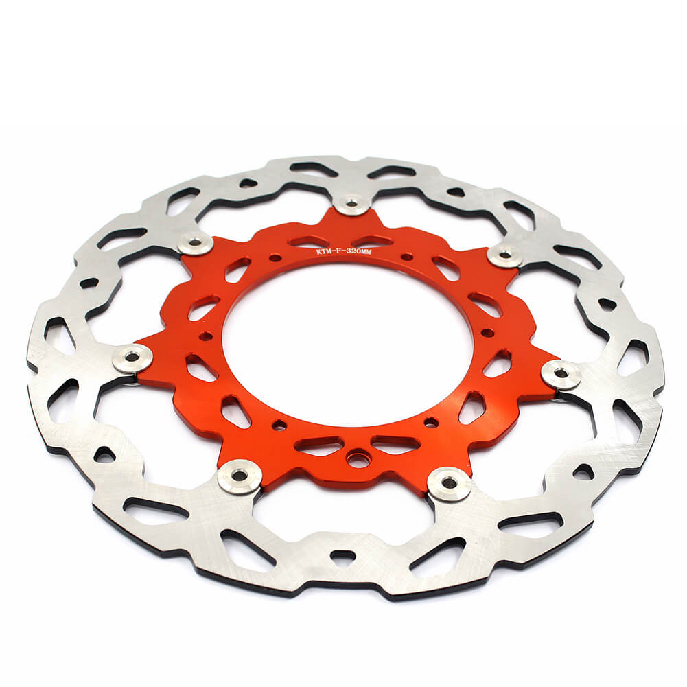 KKE Orange/Blue Oversize 320MM Brake Disc For KTM 125CC-640CC 1998-2022