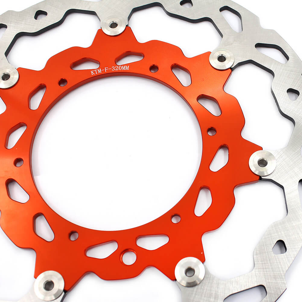 KKE Orange/Blue Oversize 320MM Brake Disc For KTM 125CC-640CC 1998-2022