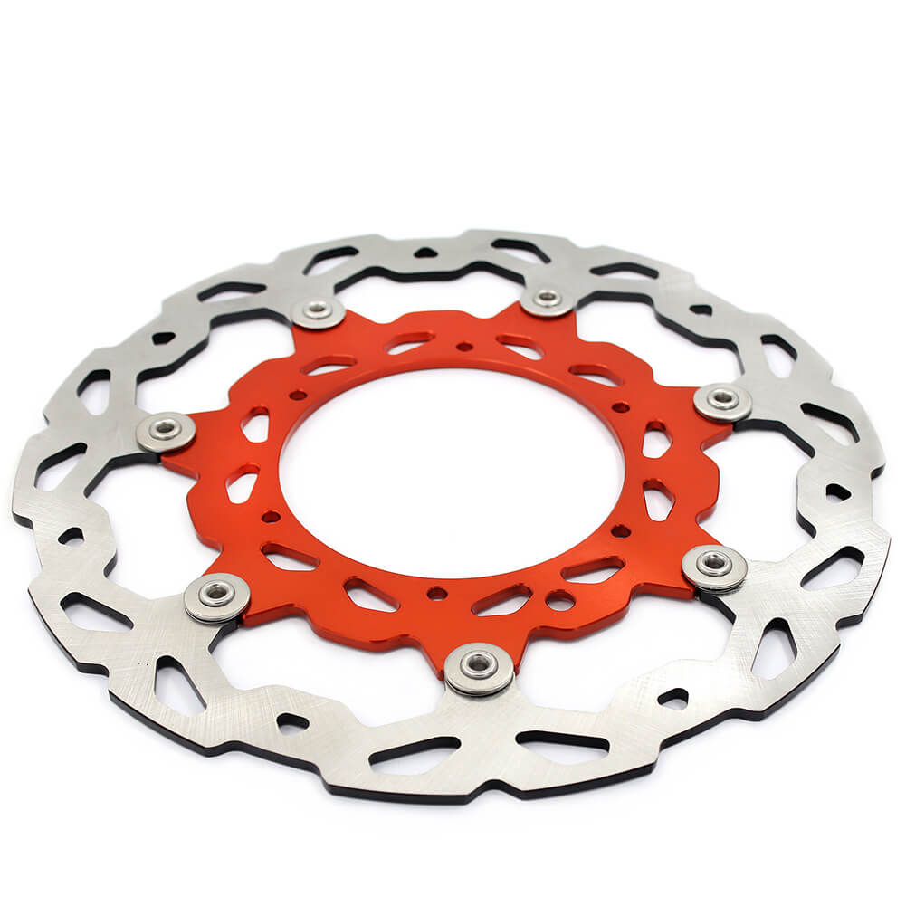 KKE Orange/Blue Oversize 320MM Brake Disc For KTM 125CC-640CC 1998-2022
