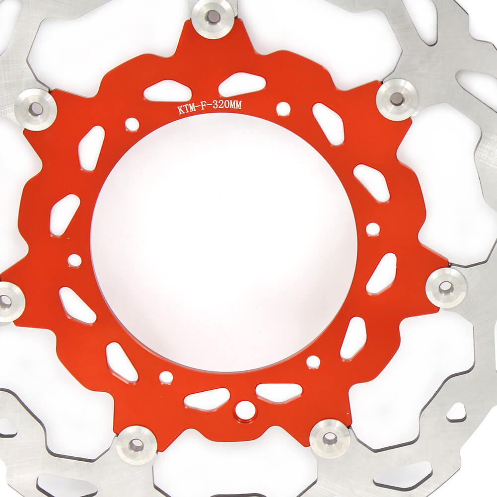 KKE Orange/Blue Oversize 320MM Brake Disc For KTM 125CC-640CC 1998-2022