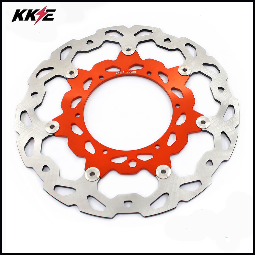 KKE Orange/Blue Oversize 320MM Brake Disc For KTM 125CC-640CC 1998-2022