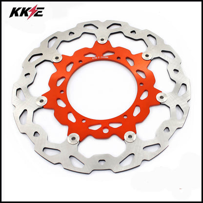 KKE Orange/Blue Oversize 320MM Brake Disc For KTM 125CC-640CC 1998-2022