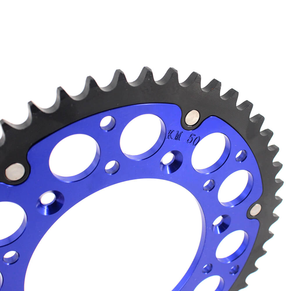 KKE Rear Billet Aluminum 44T/ 50T 51T Blue Sprocket For KTM Husqvarna Husaberg