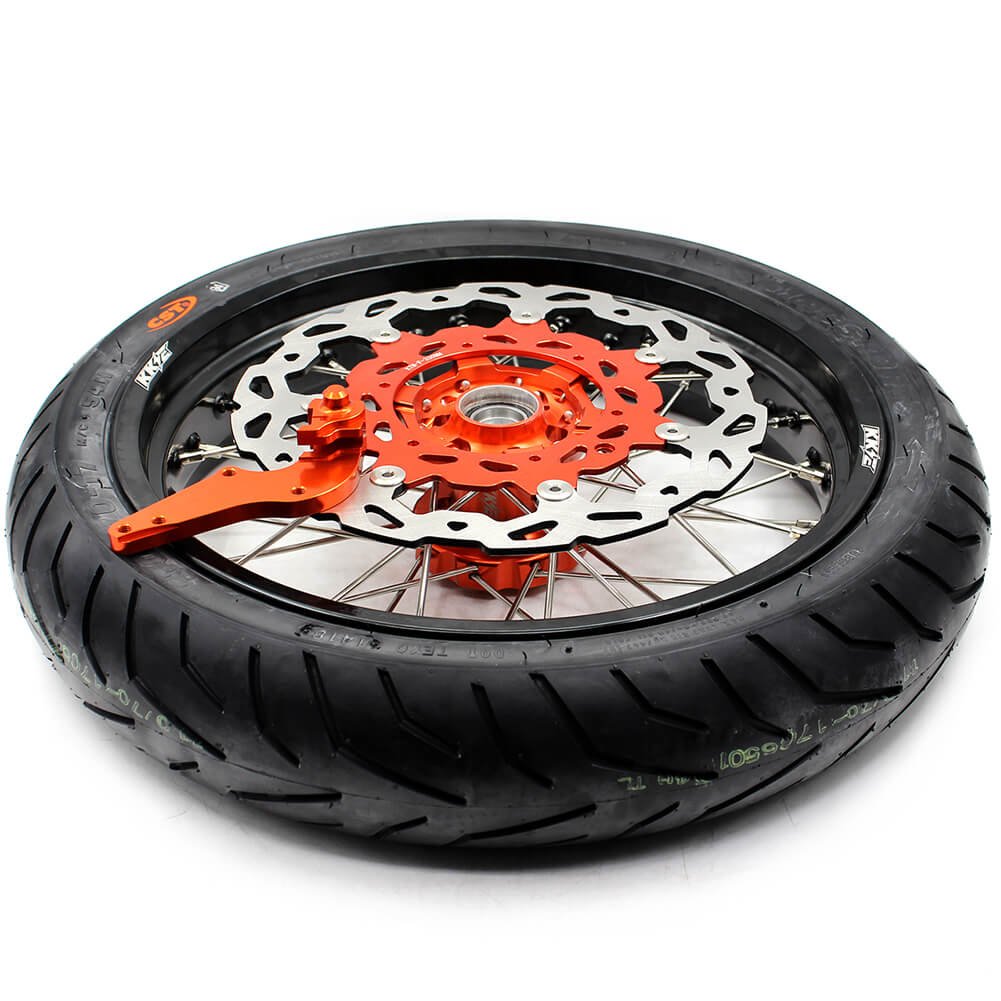 KKE 3.5 & 5.0 Supermoto CST Tires for KTM SX SX-F XC XC-F Orange