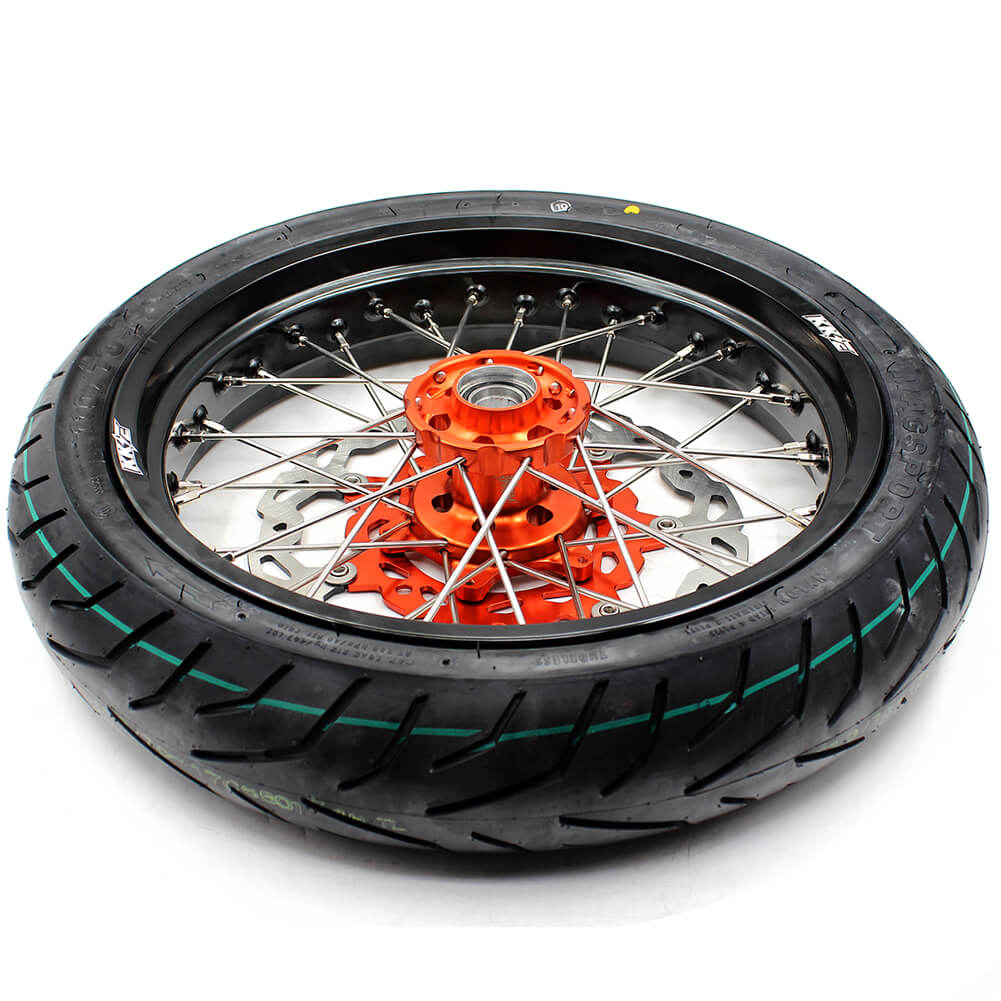 KKE 3.5 & 5.0 Supermoto CST Tires for KTM SX SX-F XC XC-F Orange
